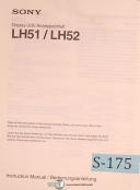 Sony-Sony LH32-2K, GB Series Magnescale, Latheman Digiruler, Installation Manual 1996-GB Series-LH32-2K-02